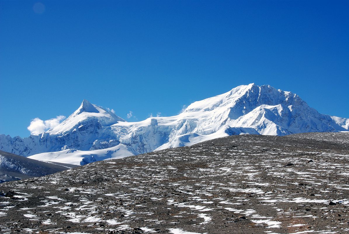 20 Phola Gangchen And Shishapangma North Face From Trek Towards Shishapangma North Advanced Base Camp Phola Gangchen and Shishapangma North Face dominate the view from the trek towards Shishapangma North Advanced Base Camp.